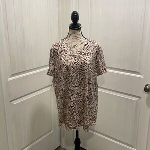 WestBound XL Tiger Print T Shirt New No Tags